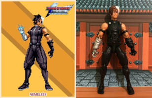 Nameless (King of Fighters) Custom Action Figure