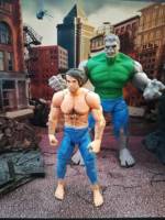 Movie Hulk comic style repaint (Marvel Legends) Custom Action Figure