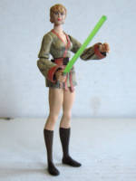 Anis I'Zak - Human Jedi (Star Wars Clone Wars) Custom Action Figure [Full View]