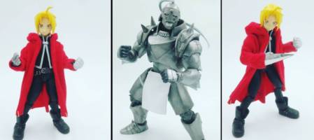 Edward and Alphonse Elric. Full Metal Alchemist (Full Metal Alchemist) Custom Action Figure