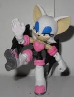 3D printed Rouge (Sonic) Custom Action Figure