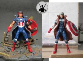 Major Victory - Guardian of Galaxia (Marvel Universe) Custom Action Figure