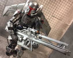 MANDOLORIAN AIR STRIKER (star wars black series) (Star Wars) Custom Action Figure