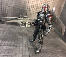 MANDOLORIAN AIR STRIKER (star wars black series) (Star Wars) Custom Action Figure