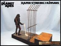 "Dirty stinking humans" (Planet of the Apes) Custom Diorama / Playset