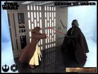 Kenobi vs Vader (Star Wars) Custom Diorama / Playset