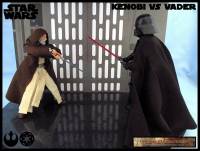 Kenobi vs Vader (Star Wars) Custom Diorama / Playset