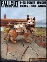 T-45 Power Armour and Dogmeat (Fallout) Custom Diorama / Playset