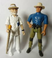 Jurassic Park John Hammond Kenner STYLE (Jurassic Park) Custom Action Figure [john hammond and alan grant]