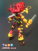 Red Monika (Battle Chasers) Custom Action Figure