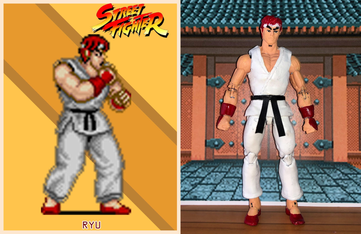 Ryu (Street Fighter) Custom Action Figure