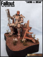 T-45 Power Armour (Fallout) Custom Diorama / Playset
