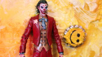 Joaquin Phoenix Joker Custom Action Figure Joker Movie 2019 (Batman - Arkham City) Custom Action Figure