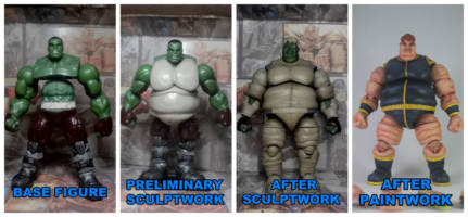 The Blob (Marvel Universe) Custom Action Figure [WIP]