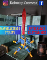 Jim Lee Cyclops & Optic Blasts Mod (Marvel Legends) Custom Action Figure