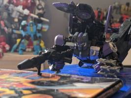 Decepticon Flightpath Custom OC (Transformers) Custom Action Figure [Lining up the shot]