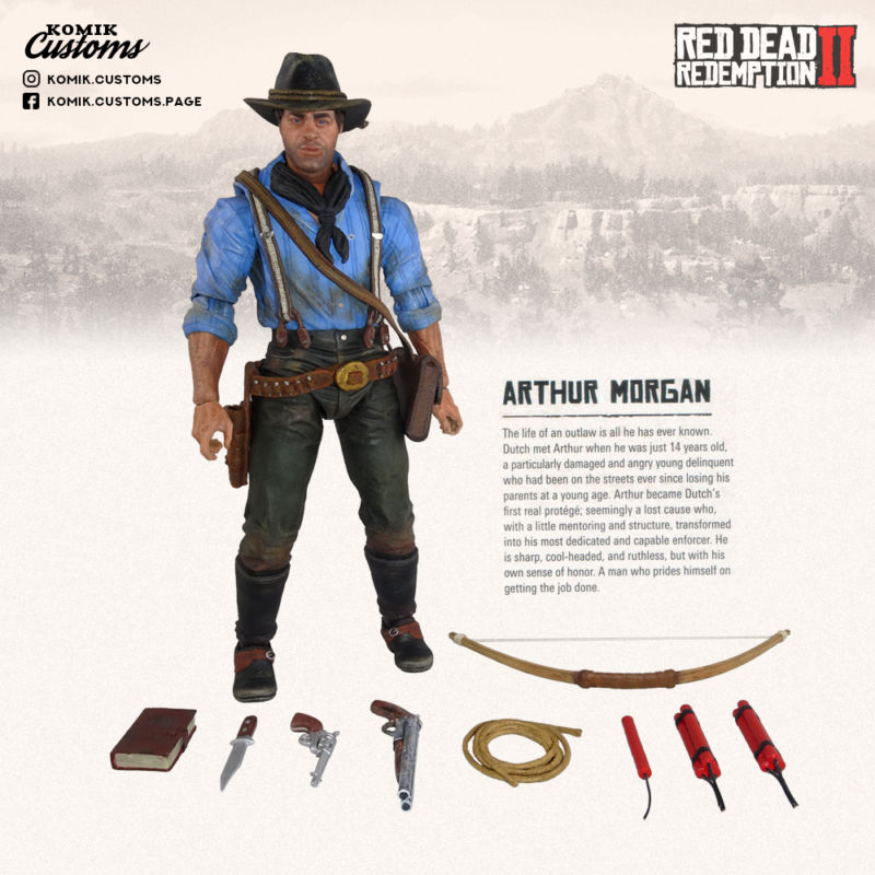 Arthur Morgan - Red Dead Redemption - Action Figure Fan Art