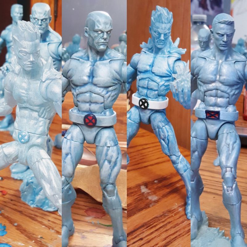 marvel legends custom iceman