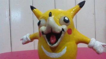 Uganda Pikachu (Pokemon) Custom Statue / Bust