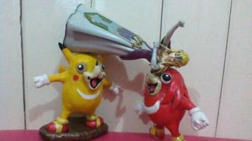 Uganda Pikachu (Pokemon) Custom Statue / Bust [Look ma brudah, DA QUEEN!!!]