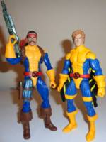 Banshee (Blue & Gold) (Marvel Legends) Custom Action Figure [Banshee & Forge]