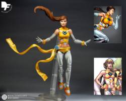WIND DANCER (Sofia Elizabeth Mantega) of the New Mutants Squad (Marvel Legends) Custom Action Figure