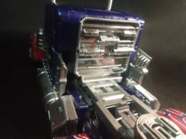 Optimus Prime LS-03 Black mamba  repaint (Transformers) Custom Action Figure