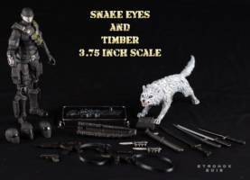 Snake Eyes and Timber (G.I. Joe) Custom Action Figure
