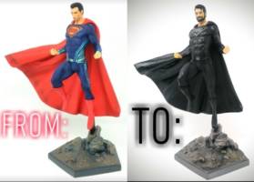 Superman (Black Suit) (Justice League) Custom Statue / Bust