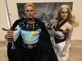 Flash Gordon & Dale Arden (Flash Gordon) Custom Action Figure