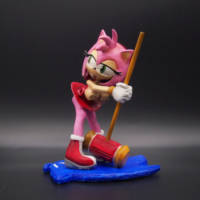 Custom Figure Amy Rose - Adult version (Sonic) Custom Miniature / Figurine