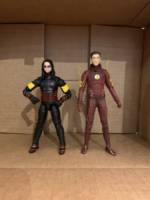 Vibe (Arrowverse) (The Flash) (Cisco Ramon) (Marvel Legends) Custom Action Figure [Vibe and Barry]
