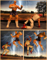 Sagat (Street Fighter) Custom Action Figure