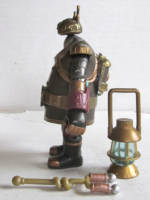 Beta Octo –The Electrical Man (Steampunk) Custom Action Figure [Left View]