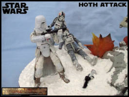 Hoth Attack (Star Wars) Custom Diorama / Playset