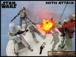 Hoth Attack (Star Wars) Custom Diorama / Playset