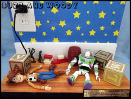 Buzz and Woody (Toy Story) Custom Diorama / Playset