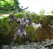 Guritz, orc lieutenant into archer trooper, custom of the toybiz figure (Lord of the Rings) Custom Action Figure