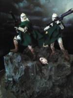Hawkbat Clone Batallion Black Series- The Real Clone Wars (Star Wars Clone Wars) Custom Diorama / Playset