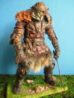 Orc swordsman, custom of the Pelennor fields warg rider figure by toybiz (Lord of the Rings) Custom Action Figure