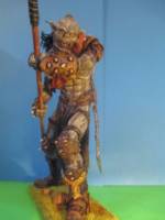 Orc spearman, custom of the McFarlane gravedigger figure. (Lord of the Rings) Custom Action Figure