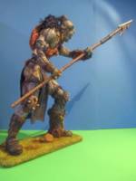 Orc spearman, custom of the McFarlane gravedigger figure. (Lord of the Rings) Custom Action Figure