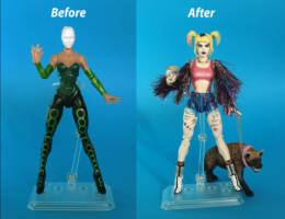 Harley Quinn (Margot Robbie) Birds of Prey (Batman - Movie Style) Custom Action Figure