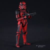 Crimson Stormtrooper Commander (Star Wars) Custom Action Figure