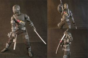 Snake Eyes Mezco style #2 (G.I. Joe) Custom Action Figure