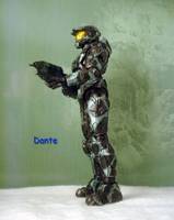Green & Black Camo Mark VI (Halo) Custom Action Figure