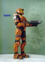 Orange Mark VI (Halo) Custom Action Figure