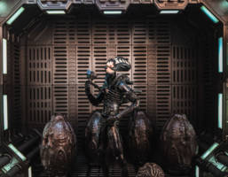 Neill Blomkamp's Alien 5 Ripley Concept (Aliens) Custom Action Figure
