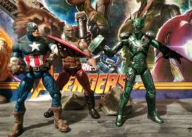 Battle damage Super Adaptoid( movie concept) V.2 (Avengers) Custom Action Figure