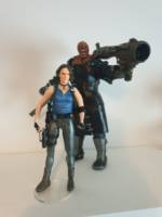 Jill Valentine RE3 Remake (Resident Evil) Custom Action Figure [Jill and Nemesis]